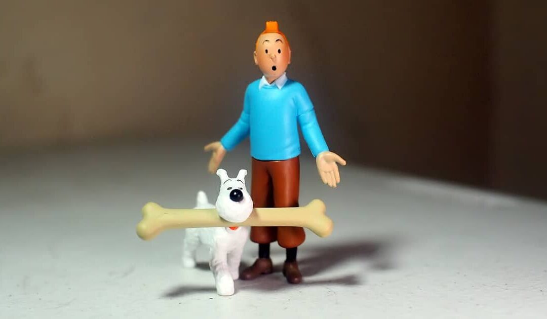 Les aventures de Tintin et la contrefaçon