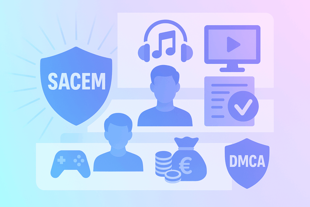 Musique in-game & streaming : comprendre les licences SACEM