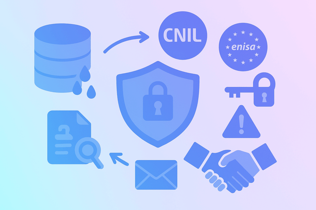 Fuite de données, secrets d’affaires, CNIL et ENISA