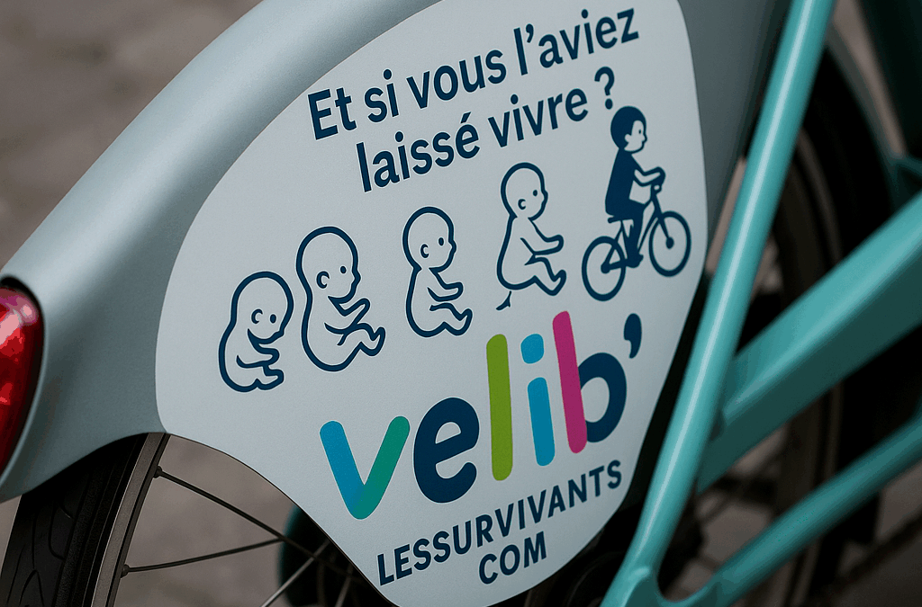 Autocollants anti-IVG sur les Vélib’ : quand la liberté d’expression tourne à la contrefaçon du logo