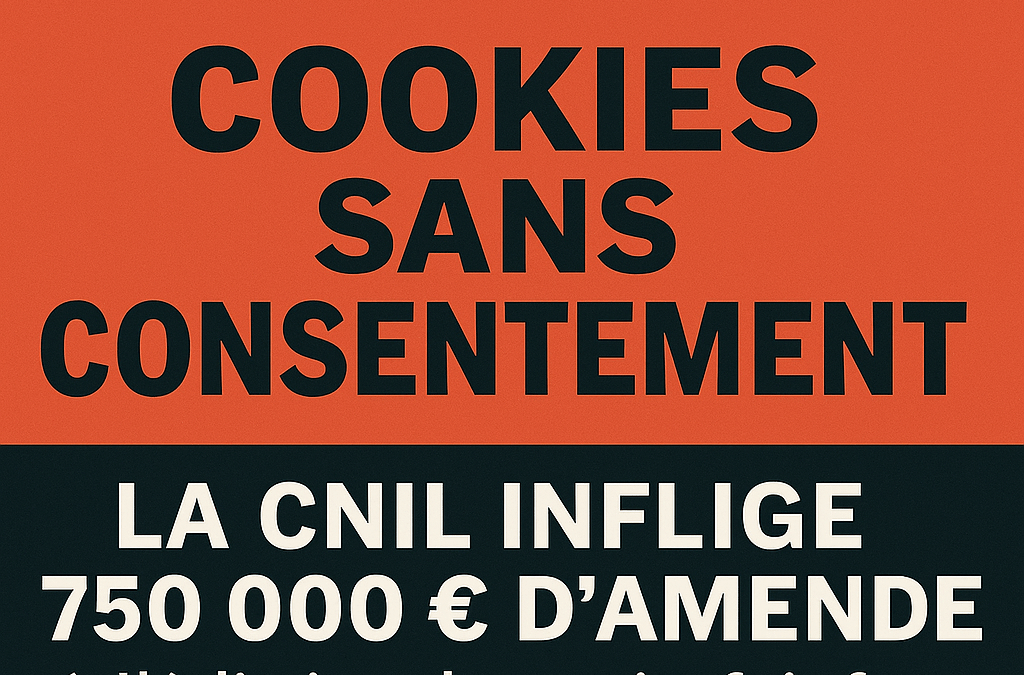 Cookies Vanity Fair : pourquoi la CNIL a infligé 750 000 € d’amende pour absence de consentement